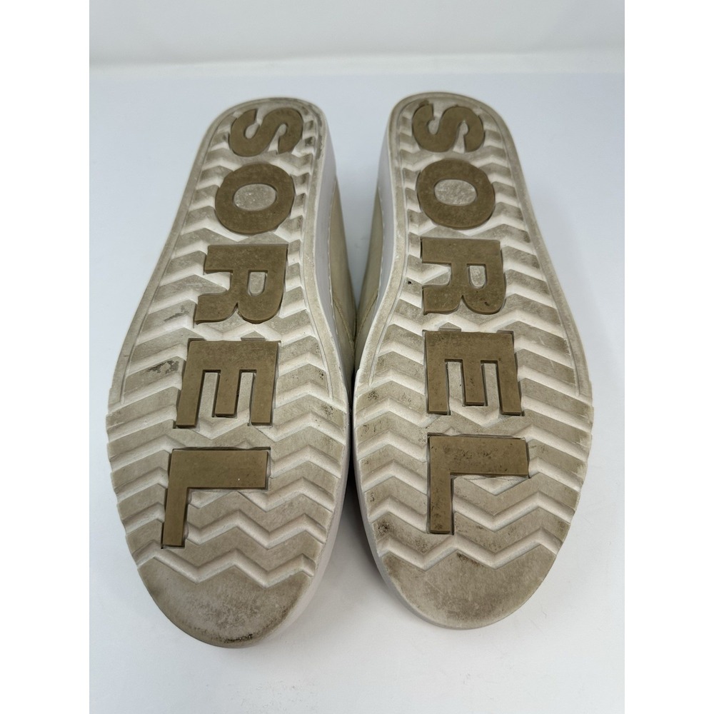 SOREL Campsneak Slip On Sneakers Womens Size 10 Oatmeal Tan Suede NL3183-241 - Picture 8 of 11